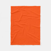 OrangeRed Fleecedecke (Vorderseite)