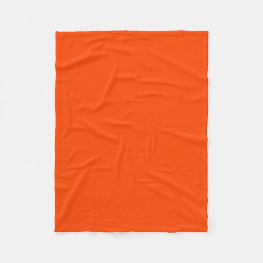 OrangeRed Fleecedecke (Vorderseite)