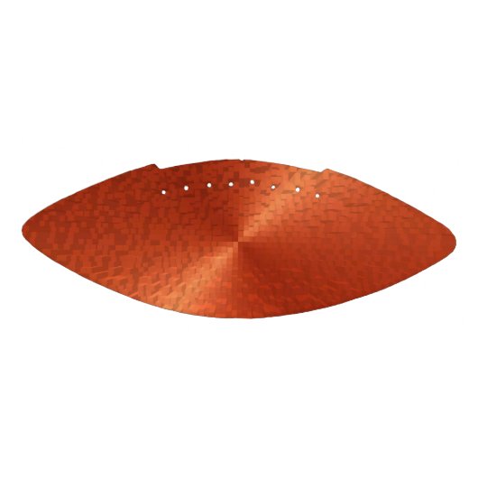 OrangeRed Metallic Mini Football (Panel)