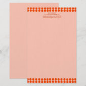 Orangerie Briefpapier (Vorne/Hinten)
