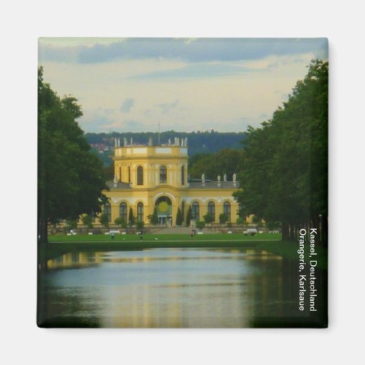 Orangerie in der Karlsaue, Kassel (Deutschland) Magnet (Vorne)