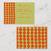 Orangerie Visitenkarte (Vorne/Hinten)