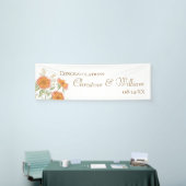Orangerose Hochzeit Banner (Messeveranstaltung)