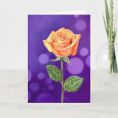 Orangerose Karte (Vorderseite)