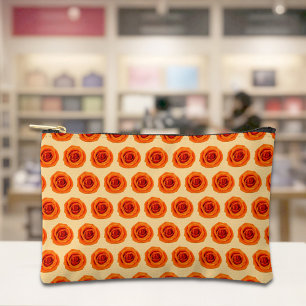 Orangerose Nahtloses Muster Täschchen Zubehörtasche