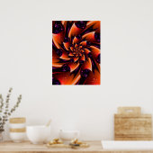 Orangerose Poster (Küche)