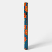Orangerote Mohnblumen iPhone Hülle (Linke Seite)