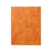 Oranges abstraktes Muster Notizblock (Rotiert)