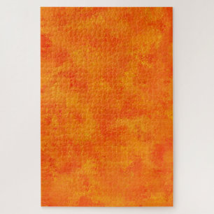 Oranges abstraktes Muster Puzzle
