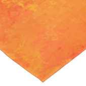 Oranges abstraktes Muster Tischdecke (Schrägansicht)