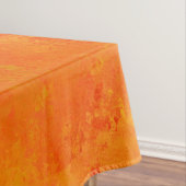 Oranges abstraktes Muster Tischdecke (Beispiel)