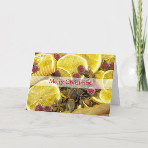 Oranges and Spices • Christmas Greeting Card Feiertagskarte
