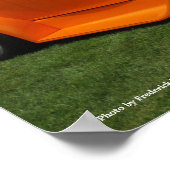Oranges Auto Poster (Ecke)