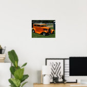 Oranges Auto Poster (Heimbüro)