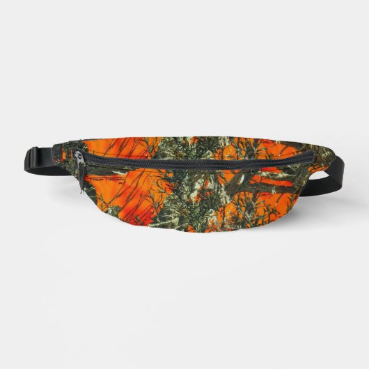 Oranges Blatt-Tarnung Bauchtasche (Vorderseite)