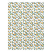 Oranges botanisches Muster Tischdecke (Vorderseite)