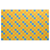 Oranges Gelbes Blaues Karomuster-Design Stoff (Fat Quarter (45,7 x 55,9 cm))