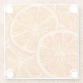 Oranges Glasuntersetzer (Rückseite)