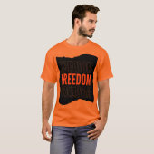 Oranges halbärmeliges T-Shirt (Vorne ganz)