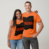 Oranges halbärmeliges T-Shirt (Unisex)