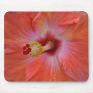 Oranges Hibiskus-Mauspad Mousepad