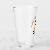 Oranges High-School-Fußballteam Personalisiert Glas (Rechts)