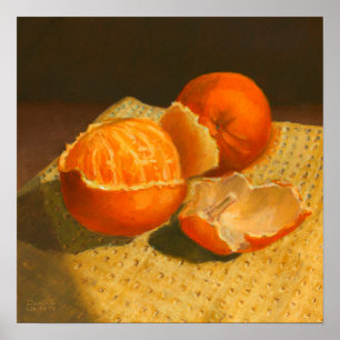 Oranges Kunst Poster