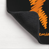 Oranges Leukämie-Bewusstseinsband Mutter Überleben Mousepad (Ecke)