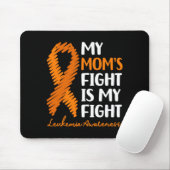 Oranges Leukämie-Bewusstseinsband Mutter Überleben Mousepad (Mit Mouse)
