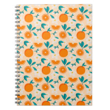 Oranges Muster | Frische Zitrusgestaltung