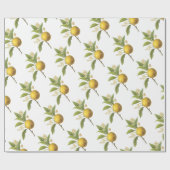Oranges Muster Geschenkpapier (Flach)