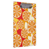 Oranges Muster Klemmbrett (Rechts)