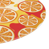 Oranges Muster Schneidebrett (Ecke)