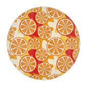 Oranges Muster Schneidebrett (Vorderseite)
