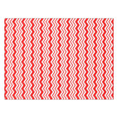 Oranges Schwarz-Weiß-Schachbrettmuster-Design Tischdecke (Vorderseite (Horizontal))