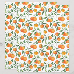 Oranges Scrapbook Papier