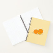 Oranges Spiral Notizbuch (Innenseite)