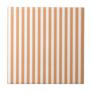 Oranges Streifenmuster Minimal Moderne Sommer Fliese