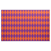 Oranges und violettes Harlekin-Karo-Design Stoff (Fat Quarter (45,7 x 55,9 cm))