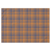 Oranges Violettes Schachbrett Abstract Muster Tischdecke (Vorderseite (Horizontal))