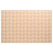 Oranges Weißes Schachbrett Abstract Muster Stoff (Fat Quarter (45,7 x 55,9 cm))