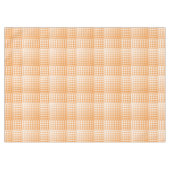 Oranges Weißes Schachbrett Abstract Pattern Tischdecke (Vorderseite (Horizontal))