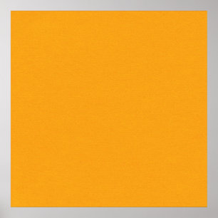 OrangeSolidPaper CREAMSICLE ORANGE SOLID COLOR BAC Poster
