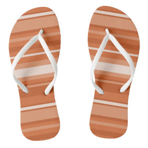 Orangestreifeneinlagen Badesandalen