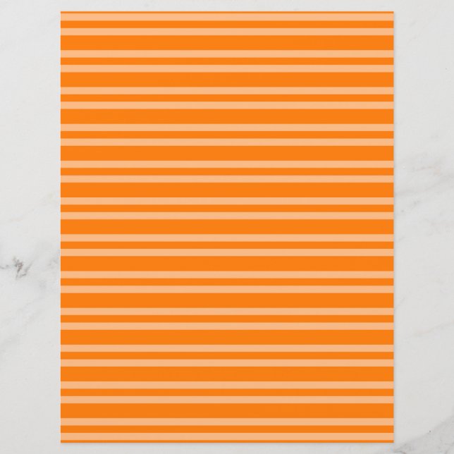 Orangestripe Nahtloses Muster (Vorderseite)