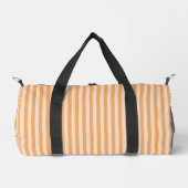 Orangestripe Nahtloses Muster Klein Duffle Bag (Vorderseite)