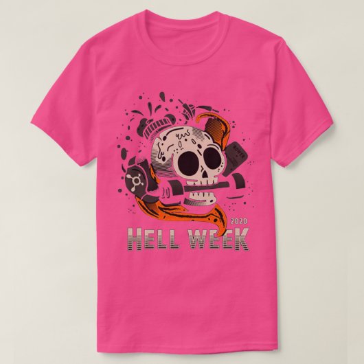 ORANGETHEORY Hell Week October 2022 Gift Halloween T-Shirt (Design vorne)