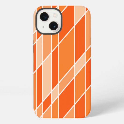 Orangetöne iPhone Hülle (Rückseite)