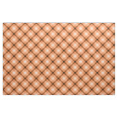 Orangeund Browntartan-kariertes Muster Stoff (Fat Quarter (45,7 x 55,9 cm))