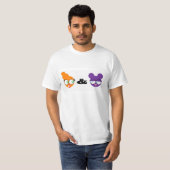 orangey u. lila Logo-Shirt T-Shirt (Vorne ganz)